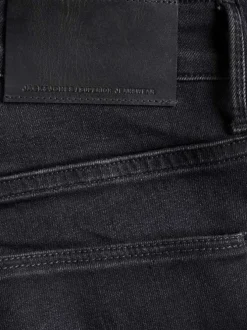 Jean Liam noir avec une coupe skinny et 2 poches plaquées à l'arrière