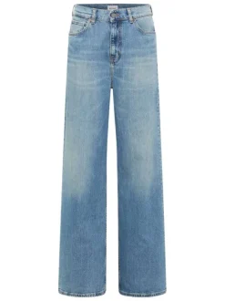 Jean Luise stone avec une coupe bootcut et des passants pour ceinture L34