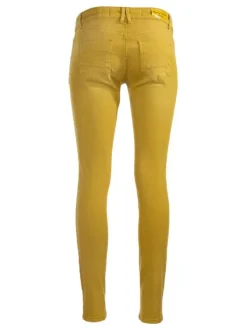 Jean 7/8ème femme CAMILA magic moutarde