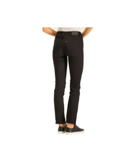 Jean noir pour femme denim semi-extensible coupe slim 712™