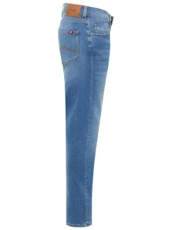 Jean Oregon en coton stone uni avec une coupe slim et multiples poches L34