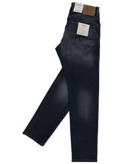 Jean Oregon Slim K en coton indigo à coupe droite avec multiples poches