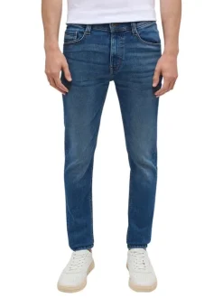 Jean Oregon stone à coupe slim avec patch d'authentification de la marque