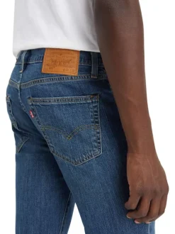 Jean 5 poches 511 en coton bleu délavé à coupe slim avec rivets cuivrés