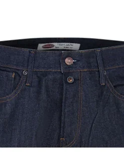 Jean 5 poches skinny en coton brut uni