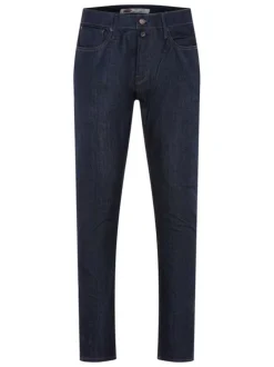 Jean 5 poches skinny en coton brut uni