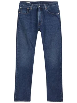 Jean 5 poches vintage 551Z Authentic Straight en coton et chanvre indigo uni à coupe regular fit