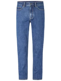 Jean Ranger en coton stone uni slim fit avec le nom de la marque sur un patch