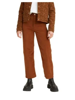 Jean Ribcage™ Straight Ankle camel en coton mélangé