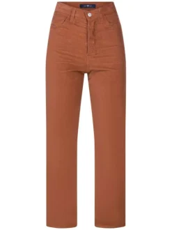 Jean Ribcage™ Straight Ankle camel en coton mélangé