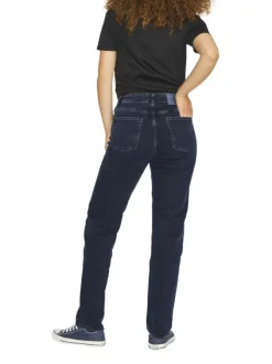 Jean Seoul Straight nuit en coton uni avec une coupe droite