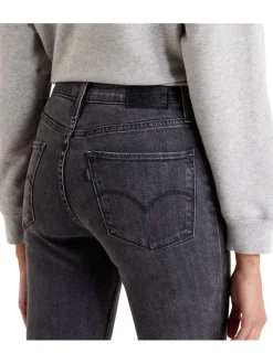 Jean skinny 721 High Rise en TENCEL™ anthracite uni et semi-stretch à jambe 7/8