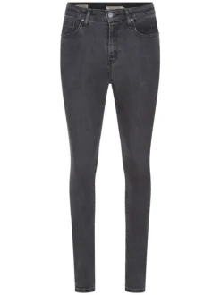 Jean skinny 721 High Rise en TENCEL™ anthracite uni et semi-stretch à jambe 7/8