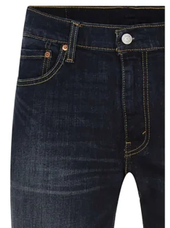 Jean 511™ Slim en coton bleu nuit effet délavé avec une coupe slim