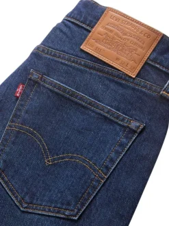 Jean 511® Slim en coton mélangé indigo légèrement délavé avec une coupe slim