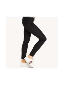 Jeans taille haute bleu