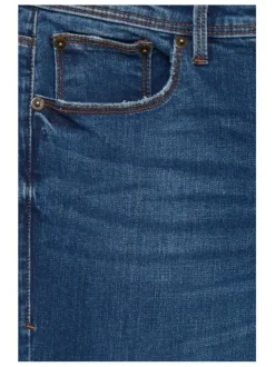 Jeans taille haute bleu
