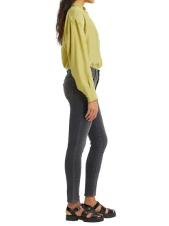 Jean 721™ taille haute en coton et lyocell anthracite, à coupe skinny