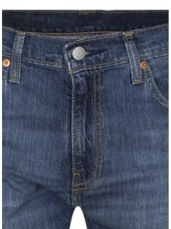Jean 502™ Taper en coton indigo uni avec une coupe droite avec fermeture zippée