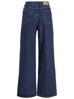 Jean Tokyo en coton indigo uni avec une coupe bootcut et patch de la marque