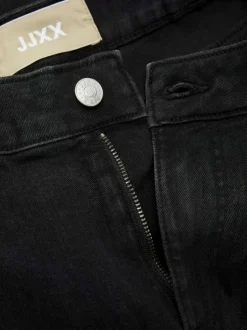 Jean Tokyo en coton noir uni à coupe bootcut et taille haute