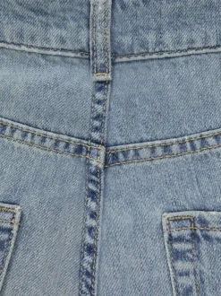 Jean Tokyo en coton stone uni avec une coupe bootcut et légèrement délavé