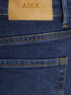 Jean Tokyo Wide bleu en coton uni avec une coupe droite