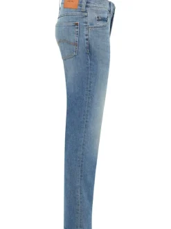 Jean Tramper Regular Fit en coton stone délavé et poches L30