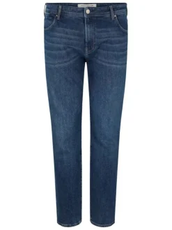 Jean Troy brut en coton avec une coupe slim et un patch à l'arrière