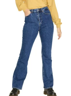 Jean Turin Bootcut en coton bleu avec 5 poches coupe évasée