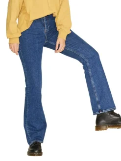 Jean Turin Bootcut en coton bleu avec 5 poches coupe évasée