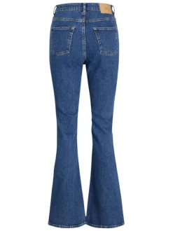 Jean Turin Bootcut en coton bleu avec 5 poches coupe évasée
