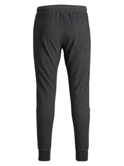 Jogging Will Sweat Pant anthracite uni avec une coupe slim et un lien de serrage