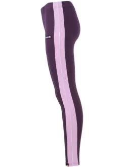 Legging femme droit imprimé logo bordeaux