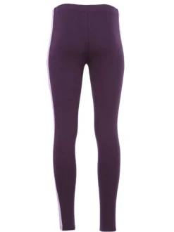 Legging femme droit imprimé logo bordeaux