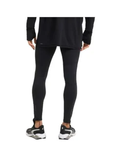 Legging noir uni à coupe skinny et taille élastiquée