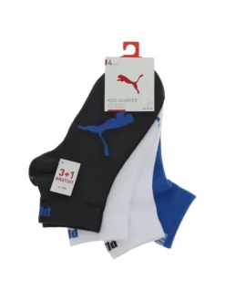 Lot de 4 Chaussettes basses en coton mélangé