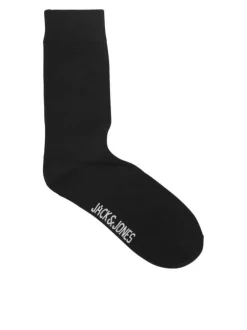 Lot de 5 chaussettes en coton mélangé avec deux printées et 3 unies