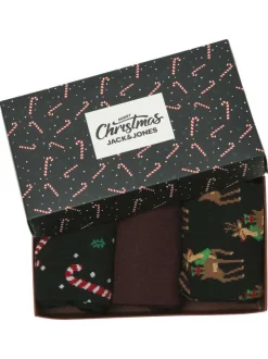 Lot de 3 paires de chaussettes hautes multicolores à motifs avec une coupe haute