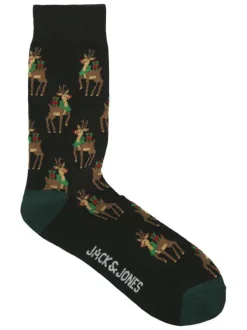 Lot de 3 paires de chaussettes hautes multicolores à motifs avec une coupe haute