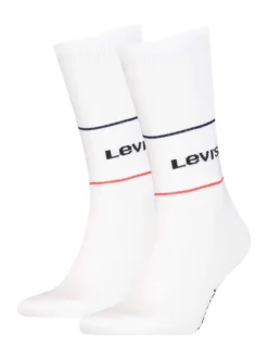 Lot de 3 paires de chaussettes hautes blanches unies en coton à coupe haute