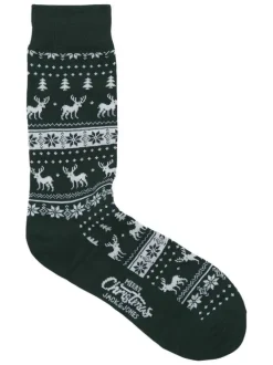 Lot de 3 paires de chaussettes hautes multicolores avec une coupe haute à motifs
