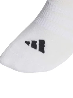 Lot de 3 paires de chaussettes basses blanches pourvues du logo de la marque