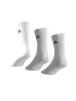 Lot de 3 paires de chaussettes mi-hautes blanches unies