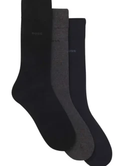 Lot de 3 paires de chaussettes en coton multicolores à coupe haute