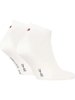 Lot de 2 paires de chaussettes basses blanches en coton mélangé
