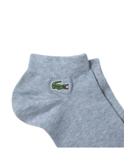 Lot de 3 paires de chaussettes basses en coton mélangé multicolores unies