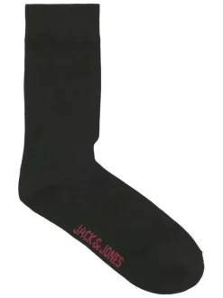 Lot de 3 paires de chaussettes noires avec des motifs et une coupe haute