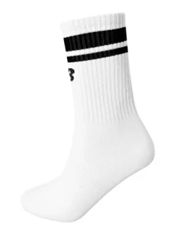 Lot de 3 paires de chaussettes hautes en coton mélangé blanches unies