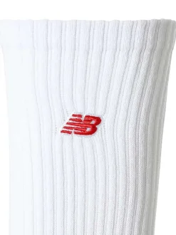 Lot de 3 paires de chaussettes blanches hautes avec le logo iconique